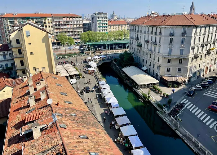 Navigli-Darsena Terrazza Esclusiva Sulla Citta